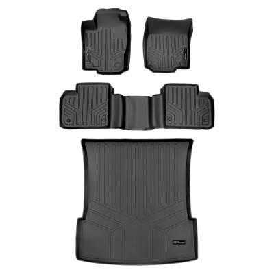 SMARTLINER - SMARTLINER SA0104/B0104/D0205 Front/Rear BLACK Floor Liners for Mercedes ML/GLS