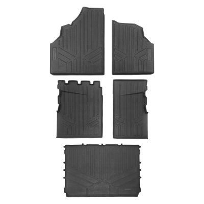 SMARTLINER - SMARTLINER Front/Rear BLACK Floor Liners for 20-25 Kawasaki Teryx4 800