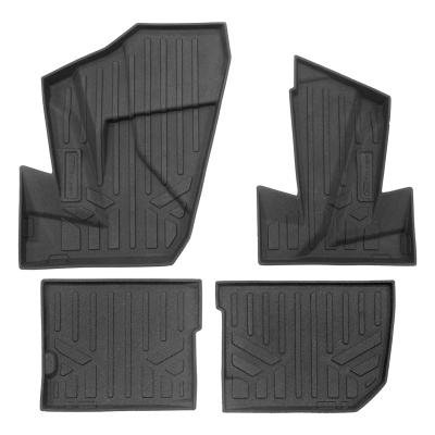SMARTLINER - SMARTLINER Front/Rear BLACK Floor Liners for 24-25 Polaris RZR XP 4 1000