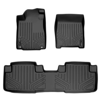 SMARTLINER - SMARTLINER SA0106/B0106 Front/Rear BLACK Floor Liners Honda CR-V