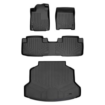 SMARTLINER - SMARTLINER SA0106/B0106/D0106 Front/Rear BLACK Floor Liners Honda CR-V