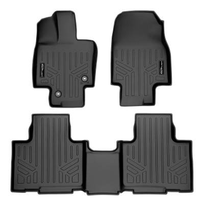 SMARTLINER - SMARTLINER SA0500/B0522 Front/Rear BLACK Floor Liners for Highlander Hybrid