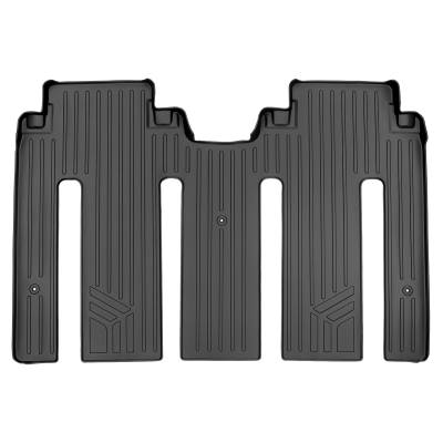 SMARTLINER - SMARTLINER SB0239 2nd Row BLACK Floor Liners for Kia Sedona