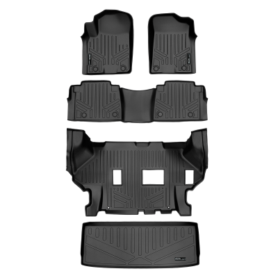 SMARTLINER - SMARTLINER SA0504/B0504/C0504/E0242 F/R Floor Liners w/Cargo Blk for Armada/QX80