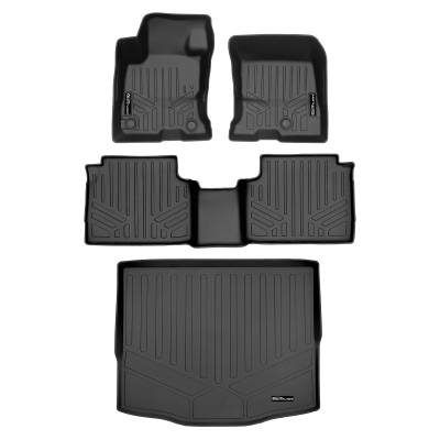 SMARTLINER - SMARTLINER SA0505/B0505/D0477 Front/Rear BLACK Floor Liners Ford Escape Hybrid