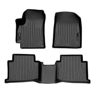 SMARTLINER - SMARTLINER SA0510/B0510 Front/Rear BLACK Floor Liners for Kia Seltos
