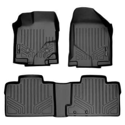 SMARTLINER - SMARTLINER SA0118/B0035 Front/Rear BLACK Floor Liners Ford Edge/MKX
