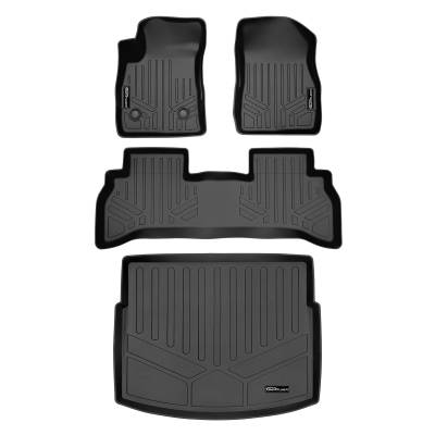 SMARTLINER - SMARTLINER SA0511/B0520/D0521 Front/Rear BLACK Floor Liners Trailblazer