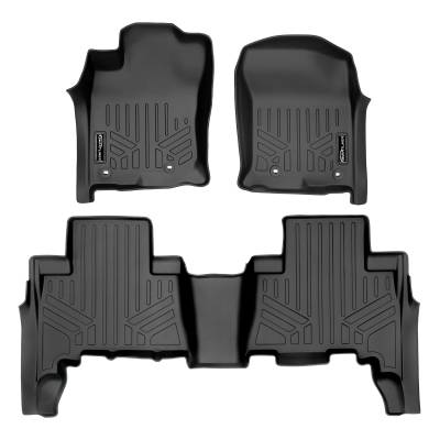 SMARTLINER - Smartliner SA0120/B0120 Front/Rear BlackFloor Liners for Toyota 4Runner/GX460