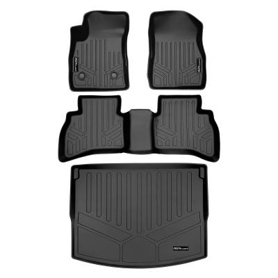 SMARTLINER - SMARTLINER SA0511/B0530/D0520 Front/Rear BLACK Floor Liners Trailblazer