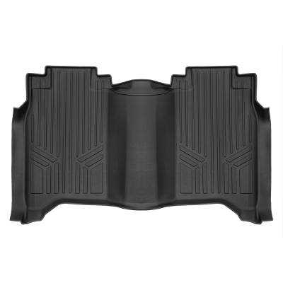 SMARTLINER - SMARTLINER SB0329 2nd Row BLACK Floor Liners for Titan/XD Crew