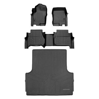 SMARTLINER - SMARTLINER SA0121/B0121/K0121 Front/Rear BLACK Floor Liners for Frontier Crew