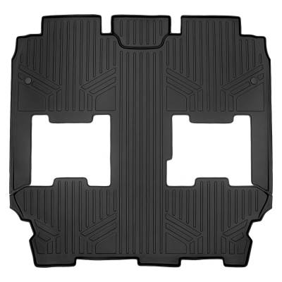 SMARTLINER - SMARTLINER SB0349 2nd Row BLACK Floor Liners for Chrysler Pacifica