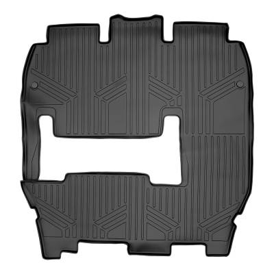 SMARTLINER - SMARTLINER SB0359 2nd Row BLACK Floor Liners for Chrysler Pacifica