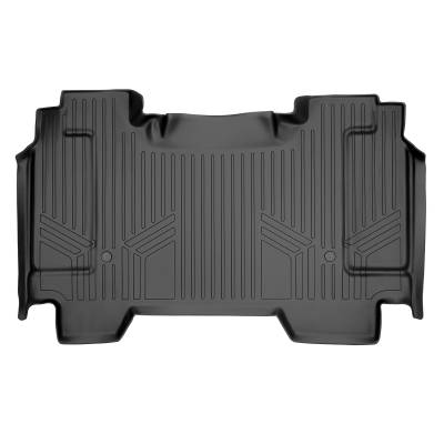 SMARTLINER - SMARTLINER SB0369 2nd Row BLACK Floor Liners for RAM 1500 Crew
