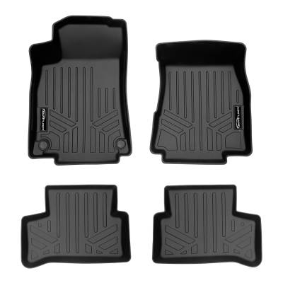 SMARTLINER - SMARTLINER SA0533/B0533 Front/Rear BLACK Floor Liners for Mercedes GLA-Class