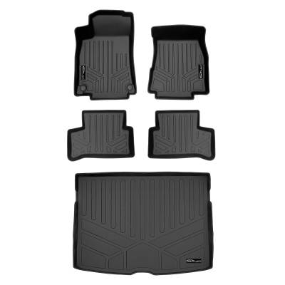 SMARTLINER - SMARTLINER Front/Rear Floor Liners w/Cargo Liner Black for Mercedes GLA-Class
