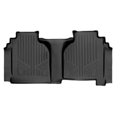 SMARTLINER - SMARTLINER SB0402 2nd Row BLACK Floor Liners Silverado/Sierra Ext