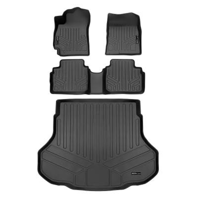 SMARTLINER - SMARTLINER SA0538/B0538/D0538 Front/Rear BLACK Floor Liners for Hyundai Elantra