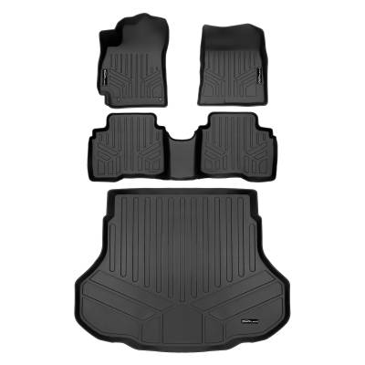 SMARTLINER - SMARTLINER SA0538/B0645/D0538 Front/Rear BLACK Floor Liners for Hyundai Elantra