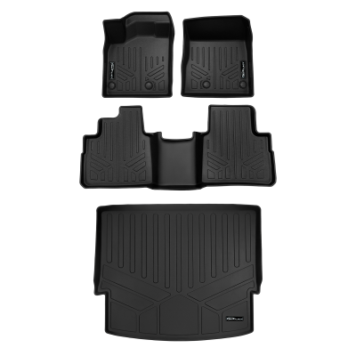 SMARTLINER - SMARTLINER SA0540/B0540/D0540 Front/Rear Black Floor Liners for Nissan Rogue