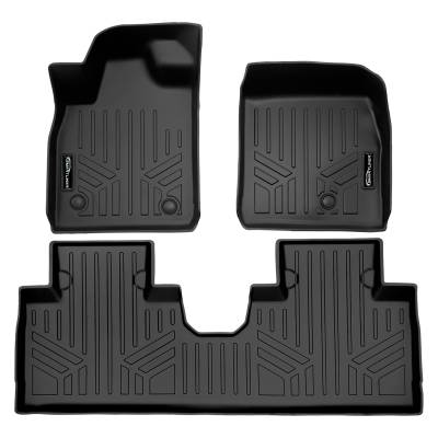 SMARTLINER - SMARTLINER SA0541/B0541 Front/Rear BLACK Floor Liners Mustang Mach-E