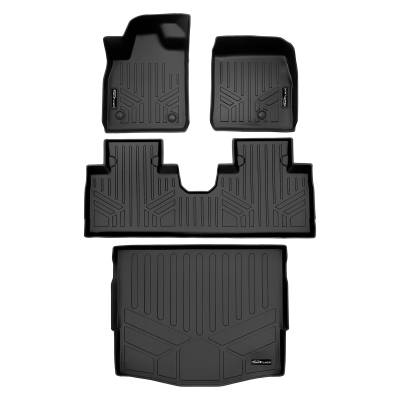 SMARTLINER - SMARTLINER SA0541/B0541/D0541 Front/Rear BLACK Floor Liners Mustang Mach-E