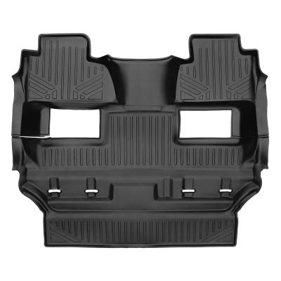 SMARTLINER - SMARTLINER SB0444 2nd Row BLACK Floor Liners Tahoe/Yukon