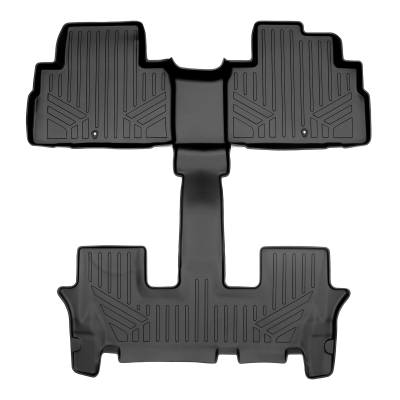 SMARTLINER - SMARTLINER SB0447 2nd Row BLACK Floor Liners for Kia Telluride