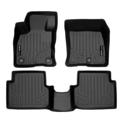 SMARTLINER - SMARTLINER SA0546/B0578 Front/Rear BLACK Floor Liners Ford Maverick