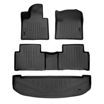 SMARTLINER - SMARTLINER SA0547/B0608/E0547 Front/Rear BLACK Floor Liners for Kia Sorento