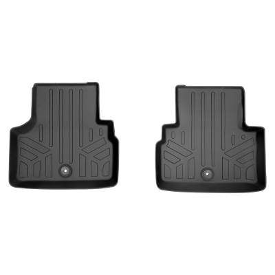 SMARTLINER - SMARTLINER SB0469 2nd Row BLACK Floor Liners for Infiniti Q50