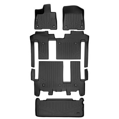 SMARTLINER - SMARTLINER SA0552/B0552/C0552/E0592 F/R Floor Liners w/Cargo for Sienna