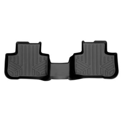 SMARTLINER - SMARTLINER SB0484 2nd Row BLACK Floor Liners for BMW X3/X4