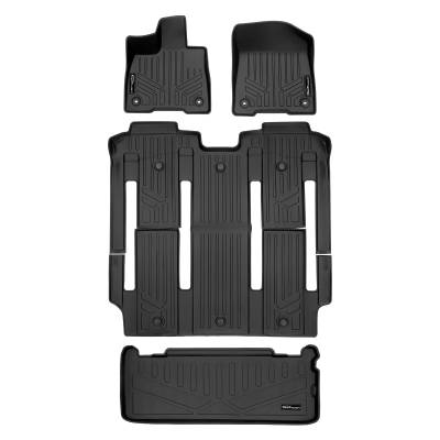 SMARTLINER - SMARTLINER SA0552/B0576/E0592 Front/Rear Black Floor Liners for Toyota Sienna