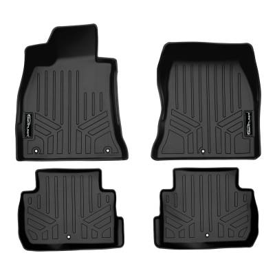 SMARTLINER - SMARTLINER SA0554/B0554 Front/Rear BLACK Floor Liners for Kia Stinger