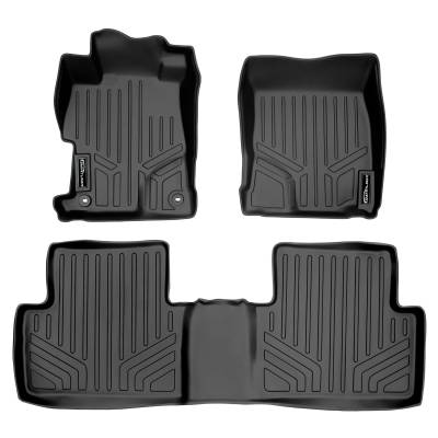 SMARTLINER - SMARTLINER SA0137/B0137 Front/Rear BLACK Floor Liners Honda Civic