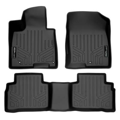 SMARTLINER - SMARTLINER SA0555/B0555 Front/Rear BLACK Floor Liners for Hyundai Tucson