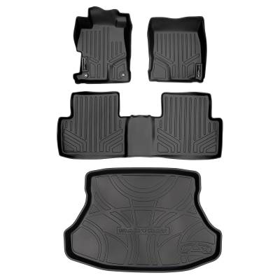 SMARTLINER - SMARTLINER SA0137/B0137/D0137 Front/Rear BLACK Floor Liners Honda Civic