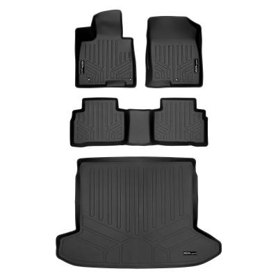 SMARTLINER - SMARTLINER SA0555/B0555/D0555 Front/Rear BLACK Floor Liners for Hyundai Tucson