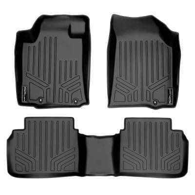 SMARTLINER - SMARTLINER SA0144/B0125 Front/Rear BLACK Floor Liners for Nissan Altima