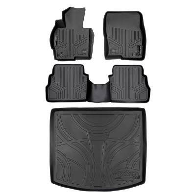 SMARTLINER - SMARTLINER SA0145/B0145/D0145 Front/Rear BLACK Floor Liners Mazda CX-5