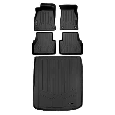 SMARTLINER - SMARTLINER SA0557/B0557/D0558 Front/Rear BLACK Floor Liners for Audi A7