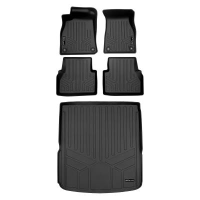 SMARTLINER - SMARTLINER SA0557/B0557/D0654 Front/Rear BLACK Floor Liners for Audi A6 Allroad