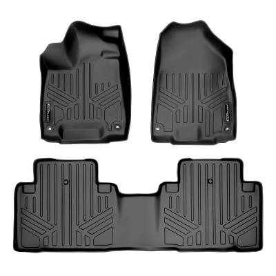 SMARTLINER - Smartliner SA0158/B0158 Front/Rear BlackFloor Liners for Acura MDX