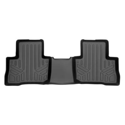 SMARTLINER - SMARTLINER SB0537 2nd Row BLACK Floor Liners for Toyota Venza