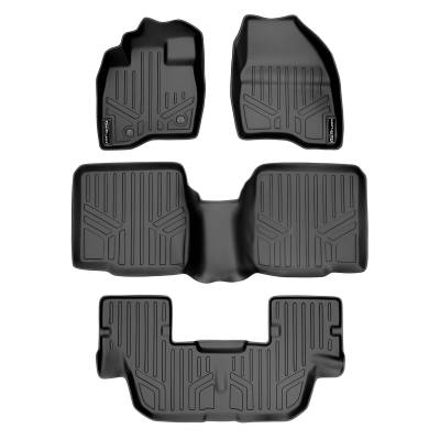 SMARTLINER - SMARTLINER SA0161/B0082/C0082 Front/Rear BLACK Floor Liners Ford Explorer