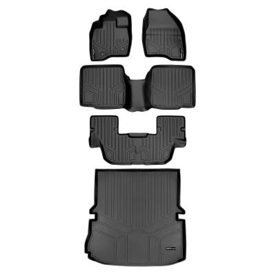 SMARTLINER - SMARTLINER SA0161/B0082/C0082/D0082 Front/Rear BLACK Floor Liners Ford Explorer