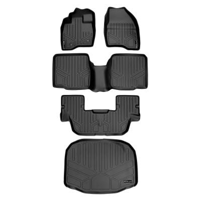 SMARTLINER - SMARTLINER SA0161/B0082/C0082/E0082 Front/Rear BLACK Floor Liners Ford Explorer