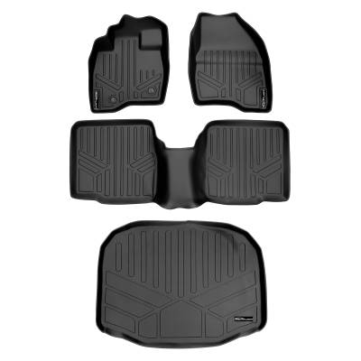 SMARTLINER - SMARTLINER SA0161/B0082/E0082 Front/Rear BLACK Floor Liners Ford Explorer